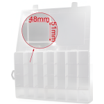 Πλαστική Αποθηκευτική Κασετίνα 28 Θέσεων Kmt Tools 3200044