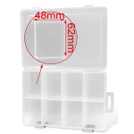 Πλαστική Αποθηκευτική Κασετίνα 8 Θέσεων Kmt Tools 3200045