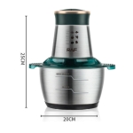 Πολυκόπτης RAF R.7029 1000W με Ανοξείδωτο Δοχείο 2L