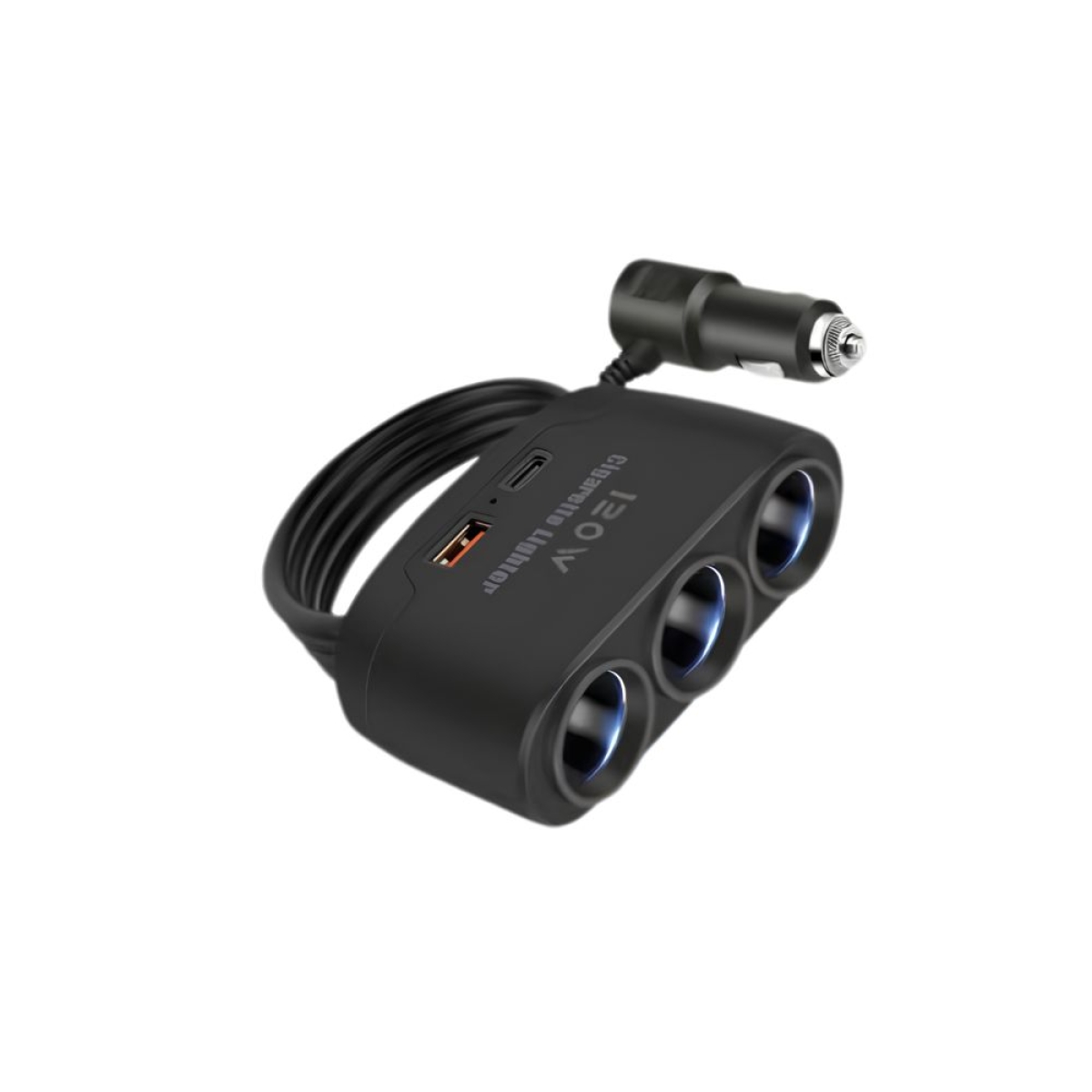 Πολύπριζο Αναπτήρα Αυτοκινήτου TREQA CC-333 120W