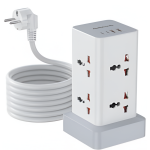 Πολύπριζο Tower 11 σε 1 2400W με 8 Πρίζες, 2 USB-A & 1 USB-C, Καλώδιο 2m Anrmesun AP-W2801C-EU - Image 2