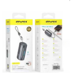 Power Bank 10000mAh 22.5W Fast Charge με Αποσπώμενο Καλώδιο Awei WP-117 - Image 2