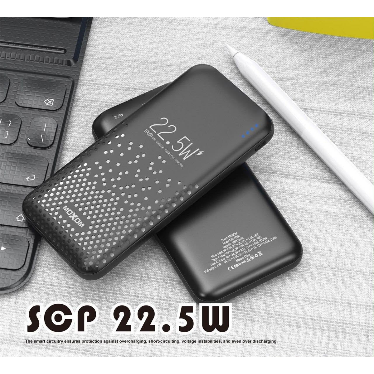 Power Bank 10000mAh 22.5W MOXOM MX-PB202 - Image 2