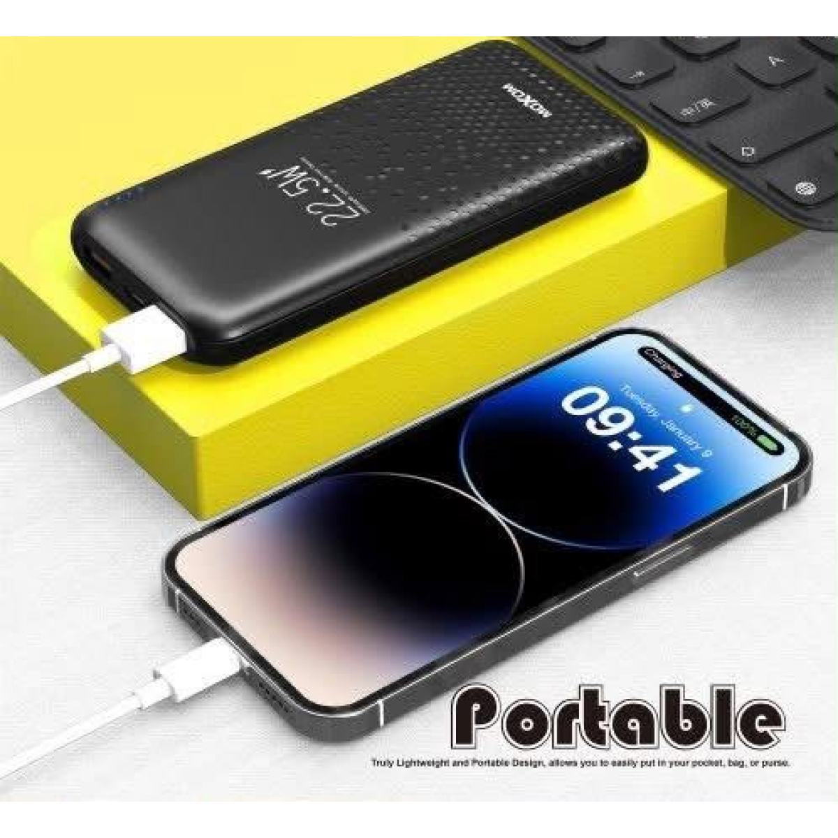 Power Bank 10000mAh 22.5W MOXOM MX-PB202 - Image 3