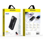 Power Bank 20000mAh 22.5W Fast Charge με Ψηφιακή Οθόνη Awei PA-92 - Image 3