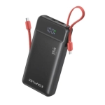 Power Bank 20000mAh 35W PD με Ενσωματωμένο Καλώδιο Type-C & Lightning AWEI S22