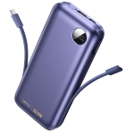 Power Bank 20000mAh με Ενσωματωμένα Καλώδια & Ταχεία Φόρτιση 22.5W REMAX FP-130