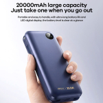 Power Bank 20000mAh με Ενσωματωμένα Καλώδια & Ταχεία Φόρτιση 22.5W REMAX FP-130 - Image 3