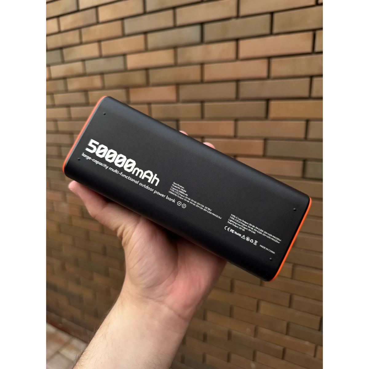 Power Bank 50.000mAh 22,5W με Γρήγορη Φόρτιση MOXOM MX-PB204 - Image 3