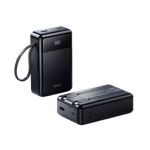 Power Bank Hoco DYM12 20000mAh 22.5W με Ενσωματωμένα Καλώδια