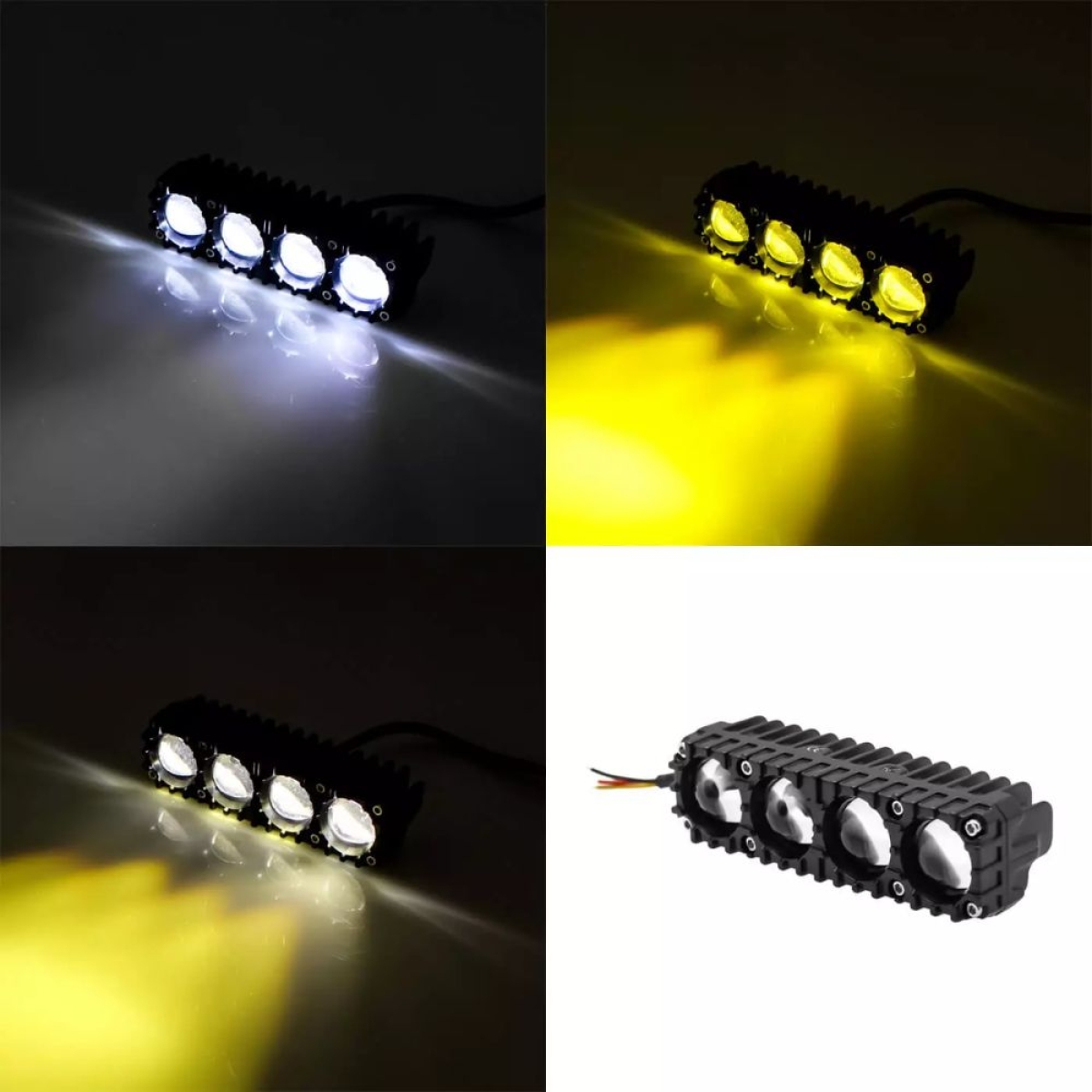 Προβολάκια Μοτοσυκλέτας LED Andowl Q-LED390 22W Σετ 2τμχ