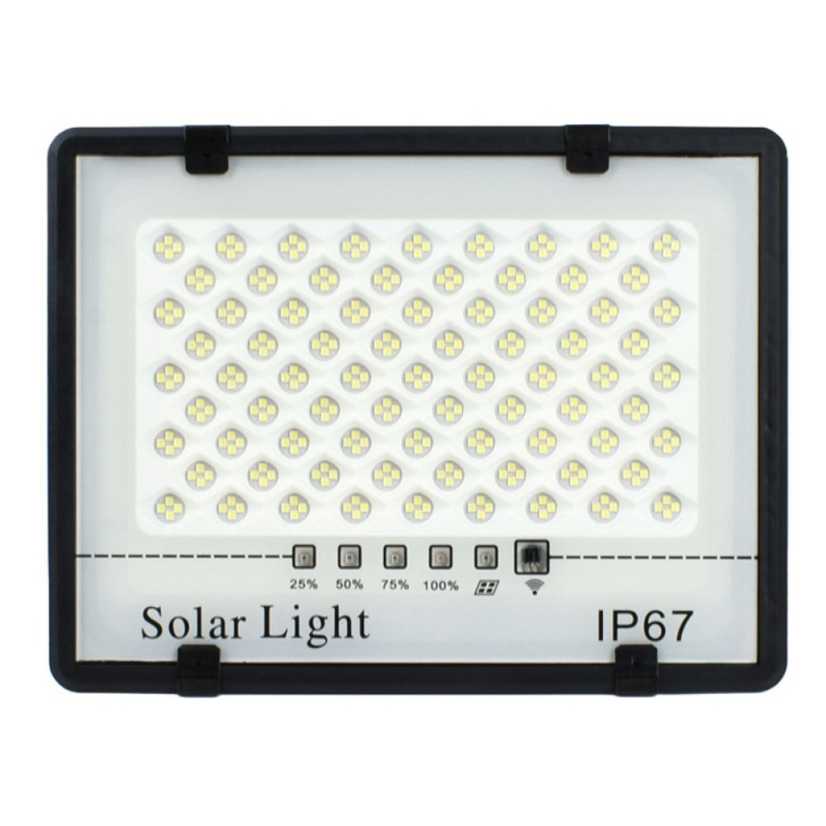 Προβολέας LED Στεγανός Ηλιακός 600W με Τηλεχειριστήριο IP67