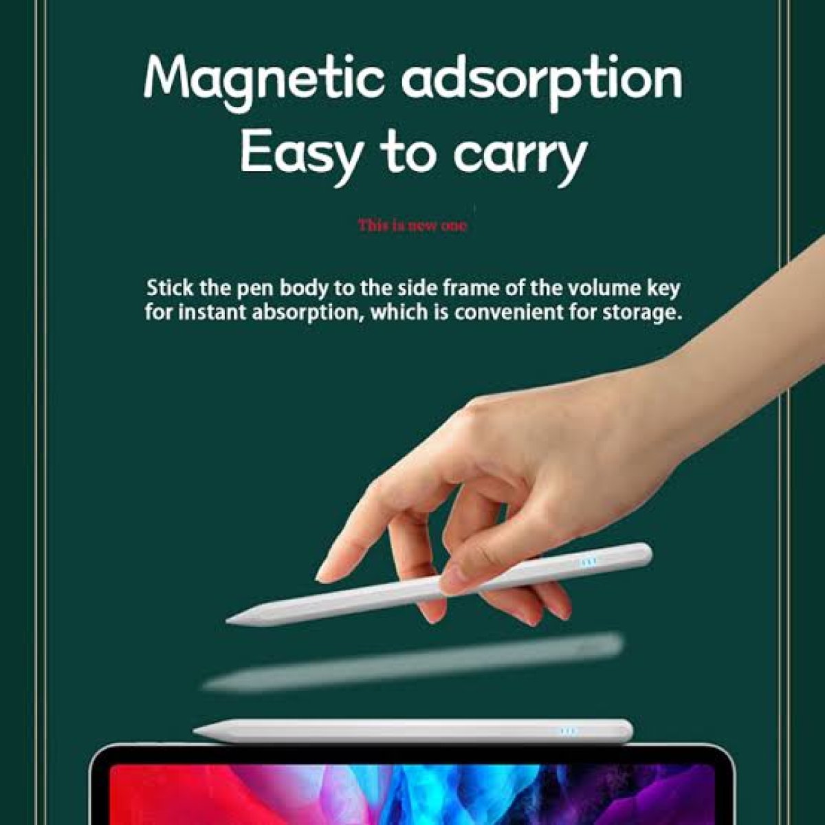 Ψηφιακή Γραφίδα Αφής για iPad με Palm Rejection & Μαγνητική Στήριξη-  JD12 - Image 4