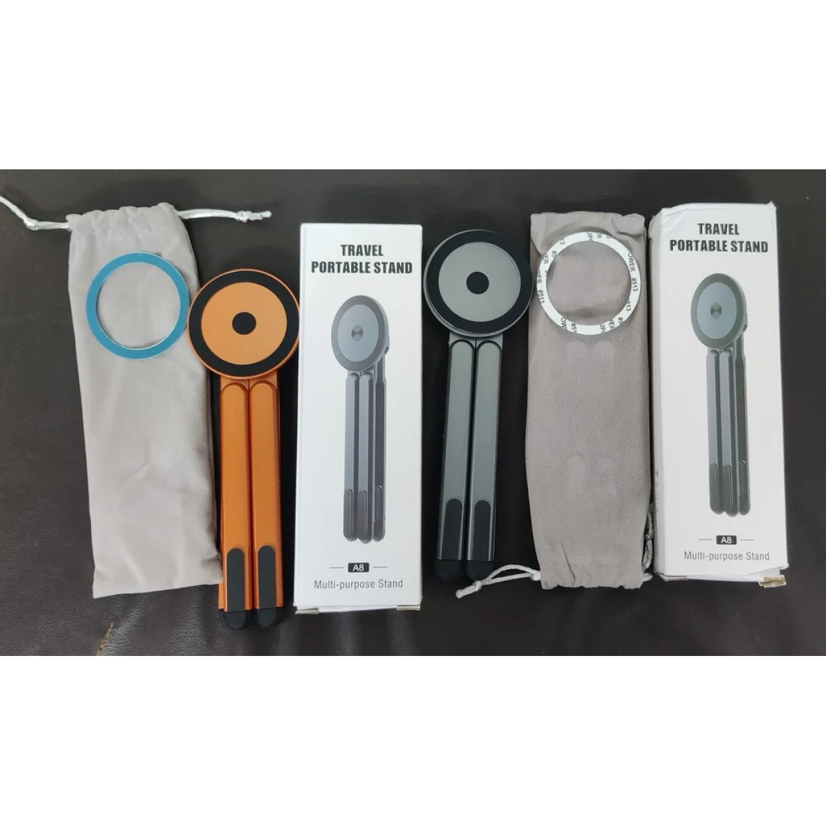 Πτυσσόμενη Ρυθμιζόμενη Βάση Laptop, Tablet & Κινητού 360° από Κράμα Αλουμινίου A8 - Image 2