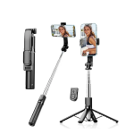 Selfie Stick 3 σε 1 με Τρίποδο, Ασύρματο Χειριστήριο και Περιστροφή 360° C18