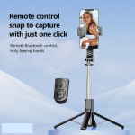Selfie Stick 3 σε 1 με Τρίποδο, Ασύρματο Χειριστήριο και Περιστροφή 360° C18 - Image 3