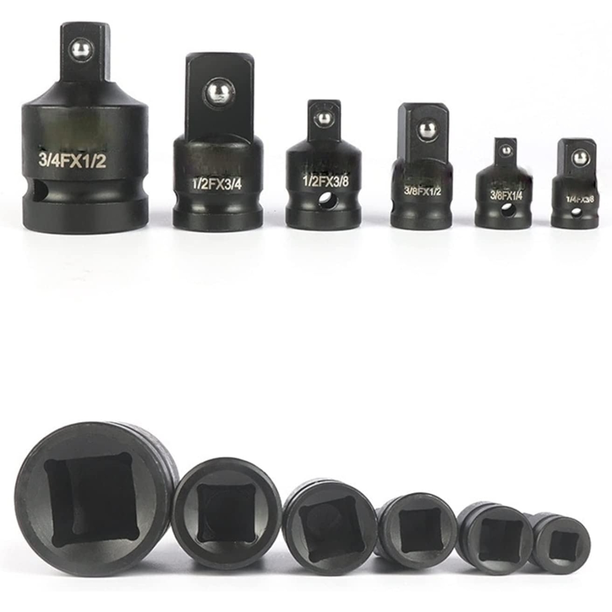 Σετ Αντάπτορες για Καρυδάκια 1/4″, 3/8″, 1/2″ & 3/4″ 6 Τεμαχίων - Image 6
