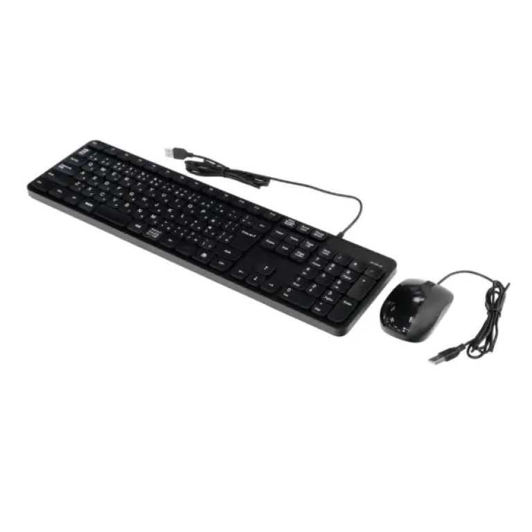 Σετ Ενσύρματο Πληκτρολόγιο & Ποντίκι USB 104 Πλήκτρων Indena KC-01-E+G
