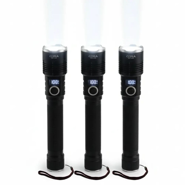 Σετ Επαναφορτιζόμενων Φακών LED COBA CB-2078-3 3τμχ