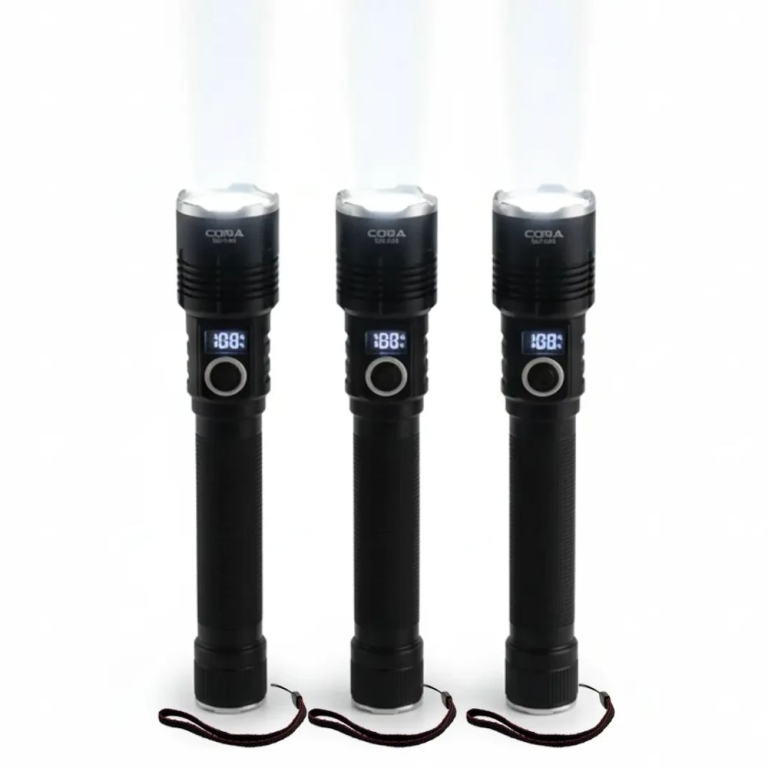Σετ Επαναφορτιζόμενων Φακών LED COBA CB-2078-3 3τμχ