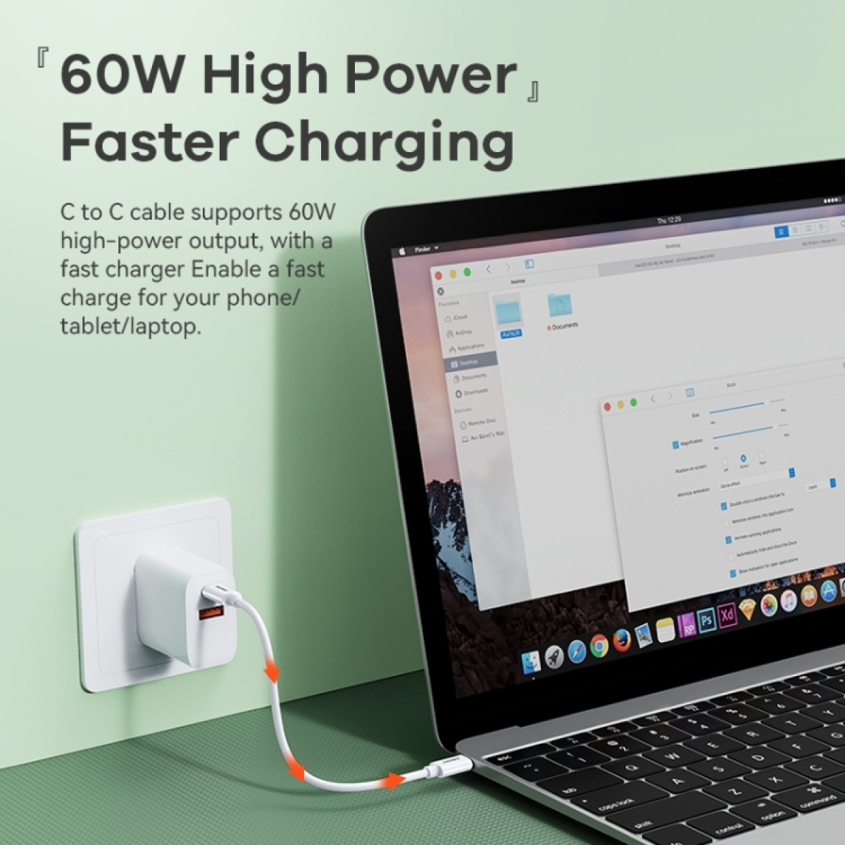 Σετ Καλωδίων Φόρτισης 4 σε 1 USB & Type-C έως 60W Remax RC-C011 - Image 4