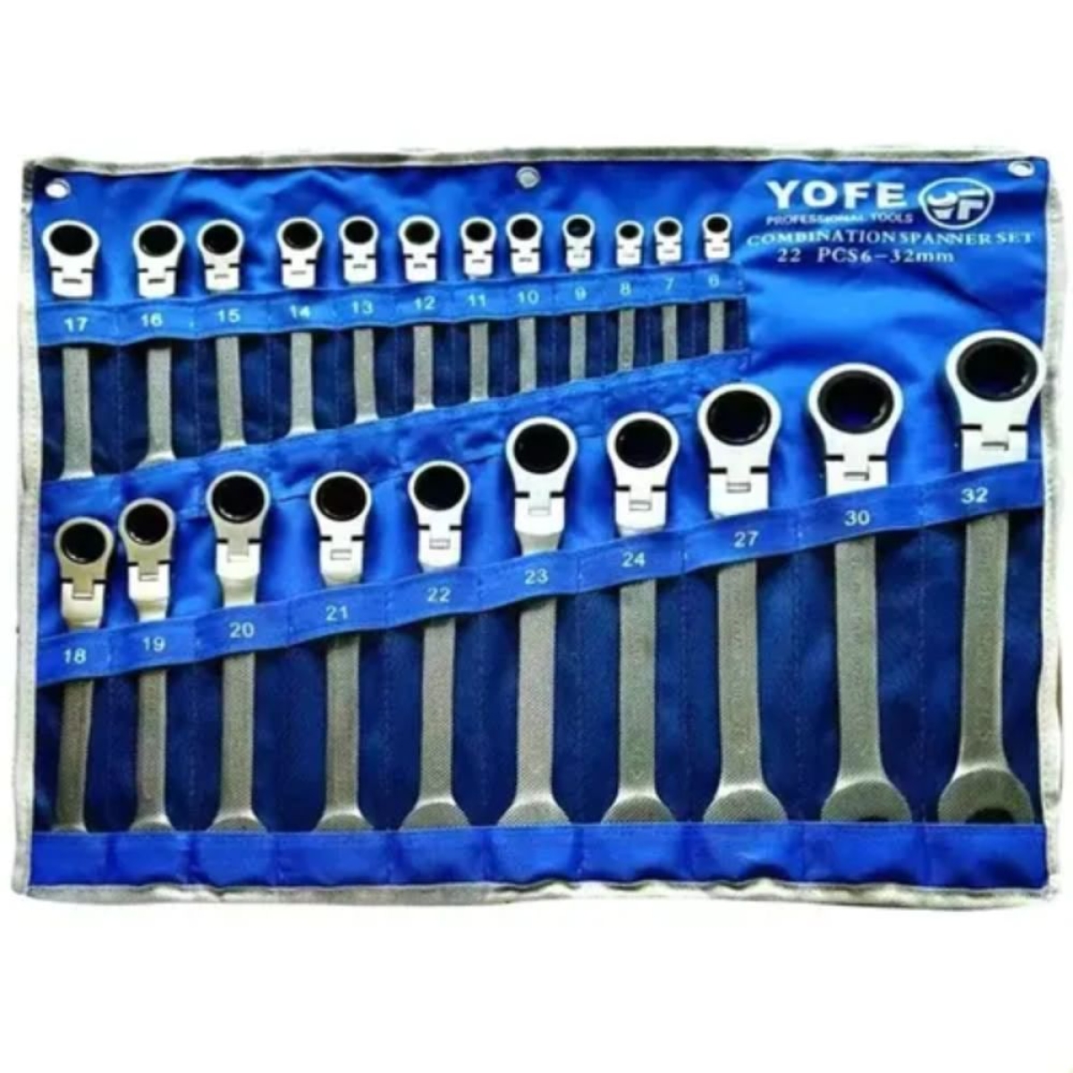 Σετ Κλειδιά Καστάνιας YOFE 22τμχ 6-32mm