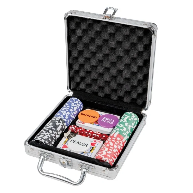 Σετ Poker 100 Τεμαχίων σε Αλουμινένια Βαλίτσα