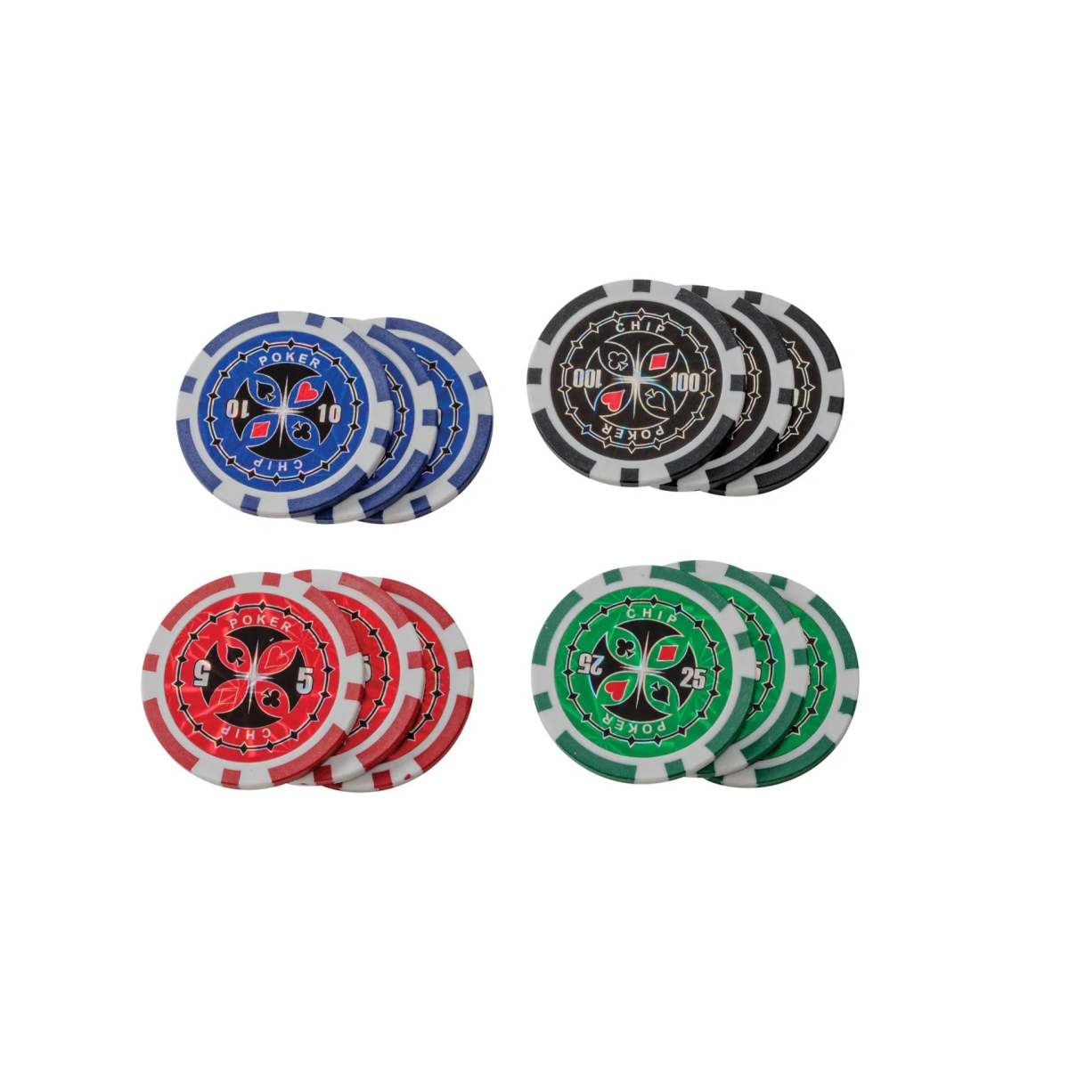 Σετ Poker 100 Τεμαχίων σε Αλουμινένια Βαλίτσα - Image 3