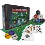 Σετ Πόκερ 300 Τεμαχίων Texas Hold’em με Βαλίτσα και Τσόχα - Image 2