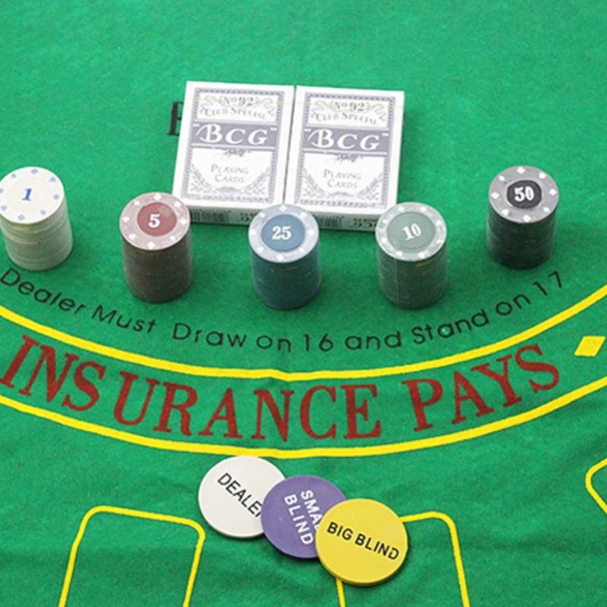Σετ Πόκερ 300 Τεμαχίων Texas Hold’em με Βαλίτσα και Τσόχα - Image 6