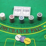 Σετ Πόκερ 300 Τεμαχίων Texas Hold’em με Βαλίτσα και Τσόχα - Image 6
