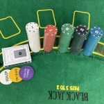 Σετ Πόκερ 300 Τεμαχίων Texas Hold’em με Βαλίτσα και Τσόχα - Image 7