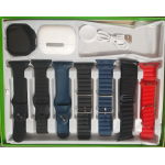 Smart Watch 7+2 σε 1 με Ακουστικά & 7 Λουράκια T3000Ultra - Image 2