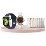 Smartwatch με Αναλογικό Ρολόι & Βραχιόλια Mi80 Beauty Miss