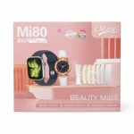 Smartwatch με Αναλογικό Ρολόι & Βραχιόλια Mi80 Beauty Miss - Image 3