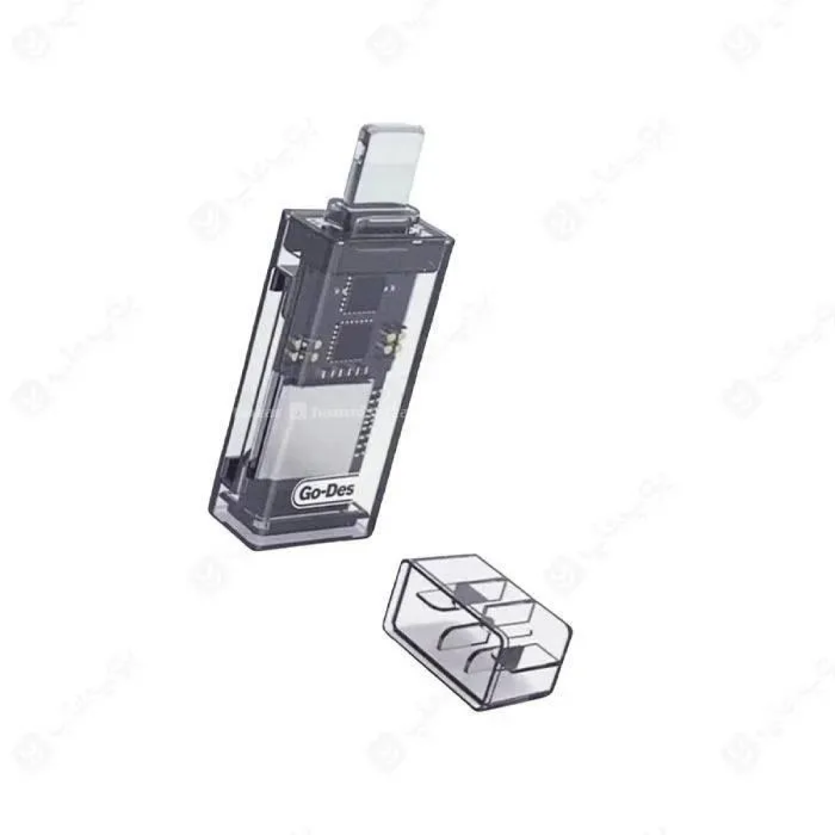 Συσκευή Ανάγνωσης Καρτών SD/TF MicroSD Lightning Go-Des GD-DK005 - Image 3