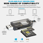 Συσκευή Ανάγνωσης Καρτών SD/TF MicroSD OTG 4 σε 1 USB, Type-C, Micro-USB & Lightning Go-Des GD-DK006 - Image 7