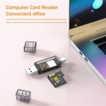 Συσκευή Ανάγνωσης Καρτών SD/TF MicroSD OTG 4 σε 1 USB, Type-C, Micro-USB & Lightning Go-Des GD-DK006 - Image 2