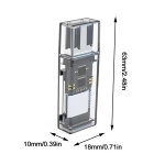 Συσκευή Ανάγνωσης Καρτών SD/TF MicroSD USB 3.0 Go-Des GD-DK003 - Image 3