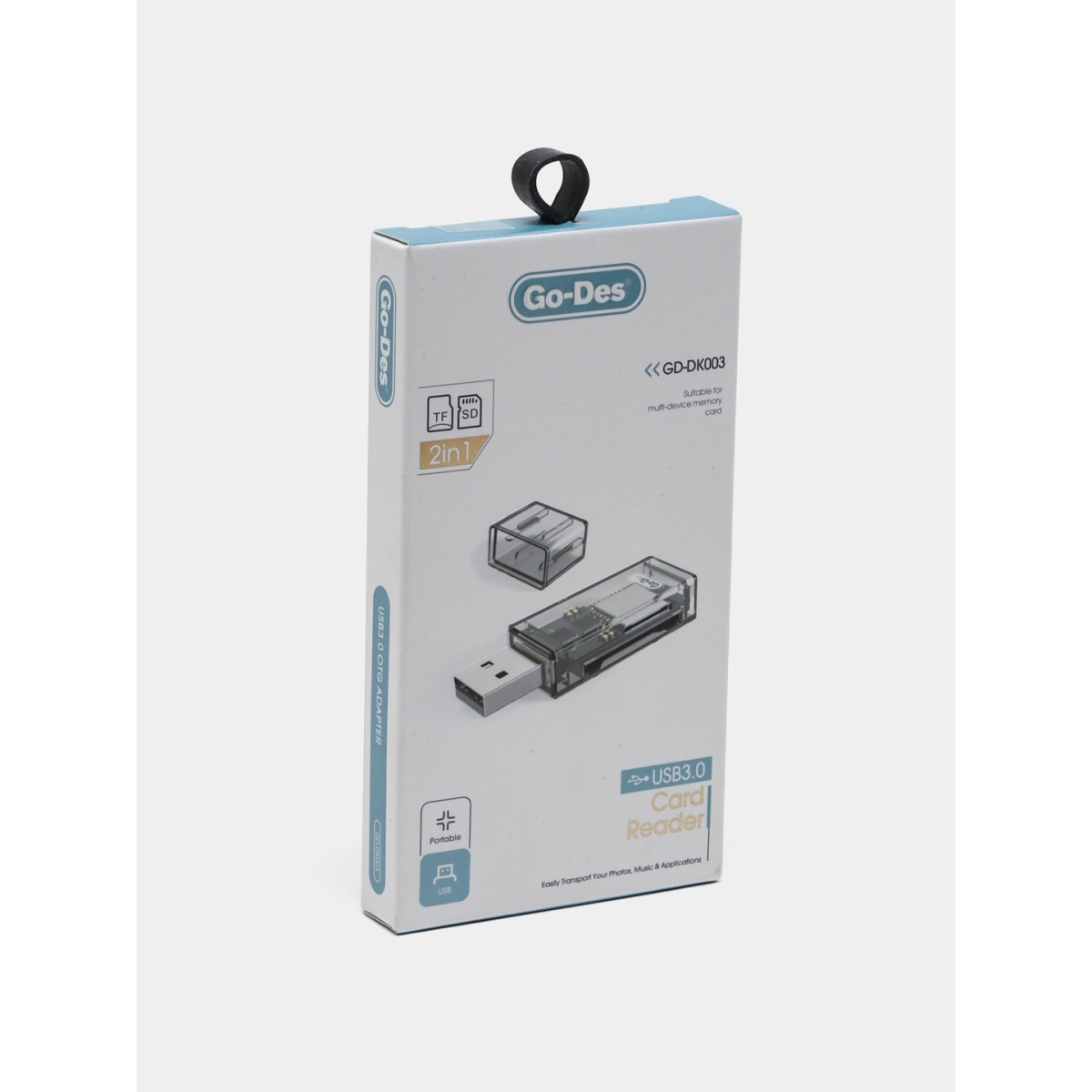 Συσκευή Ανάγνωσης Καρτών SD/TF MicroSD USB 3.0 Go-Des GD-DK003 - Image 4