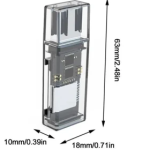 Συσκευή Ανάγνωσης Καρτών SD/TF OTG Type-C & USB Go-Des GD-DK002 - Image 2