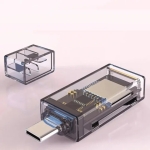 Συσκευή Ανάγνωσης Καρτών SD/TF OTG Type-C & USB Go-Des GD-DK002 - Image 4