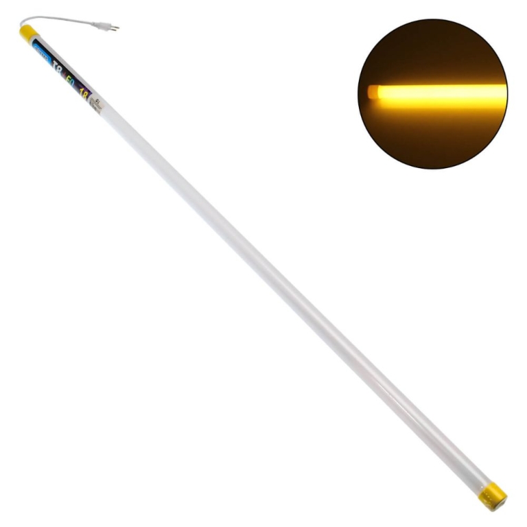 T8 LED Μπάρα Πλαστική 120cm 18W 220V 1620LM Κίτρινο IP65 RZ-149 Rixme