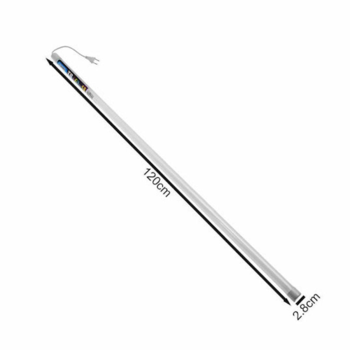 T8 LED Μπάρα Πλαστική 120cm 18W 220V 1620LM Κίτρινο IP65 RZ-149 Rixme