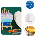Τελαρωμένος Καμβάς Ζωγραφικής Καρδιά 280g 40x40cm Alsuomi AL6479 - Image 2