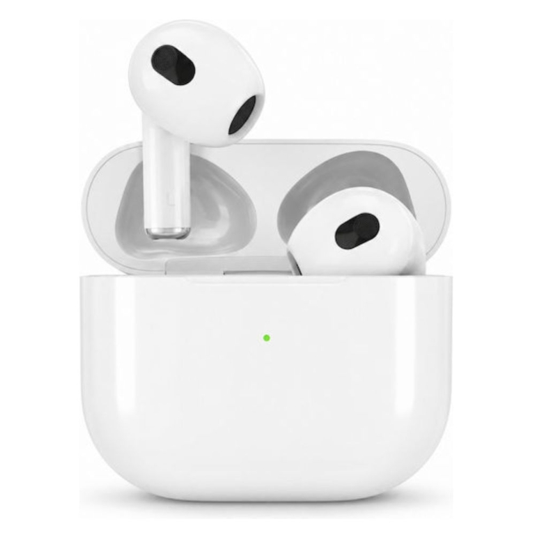 Treqa BT-A4 In-ear Bluetooth Handsfree Ακουστικά με Θήκη Φόρτισης Λευκά