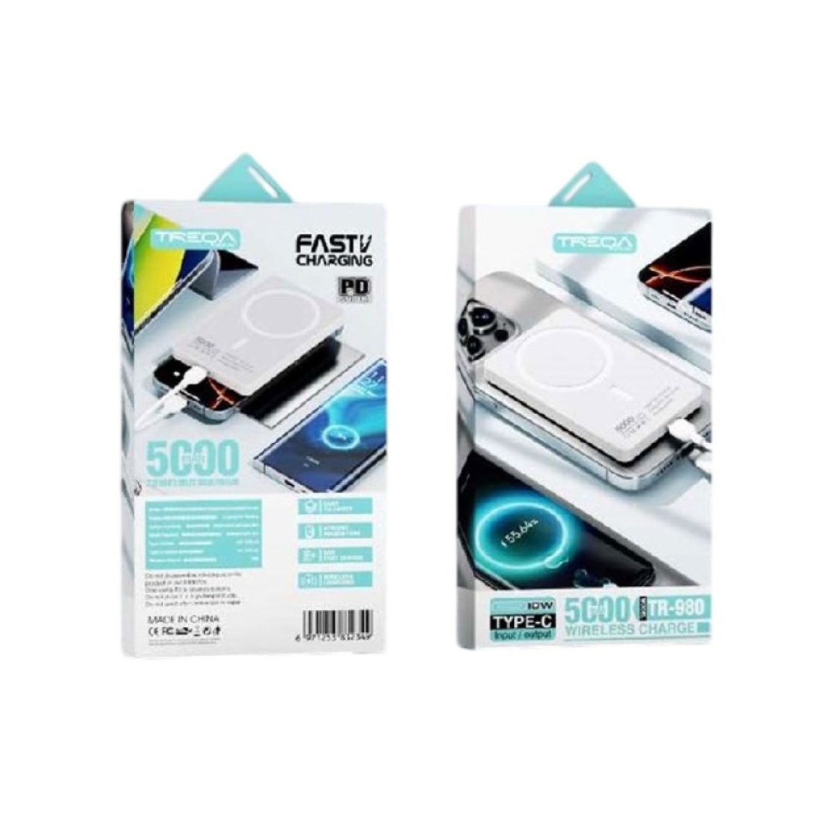 Treqa TR-980 MagSafe Power Bank 5000mAh με Θύρα USB-C