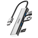USB Hub 4 σε 1 με 3 Θύρες USB & Card Reader microSD Andowl Q-HU805