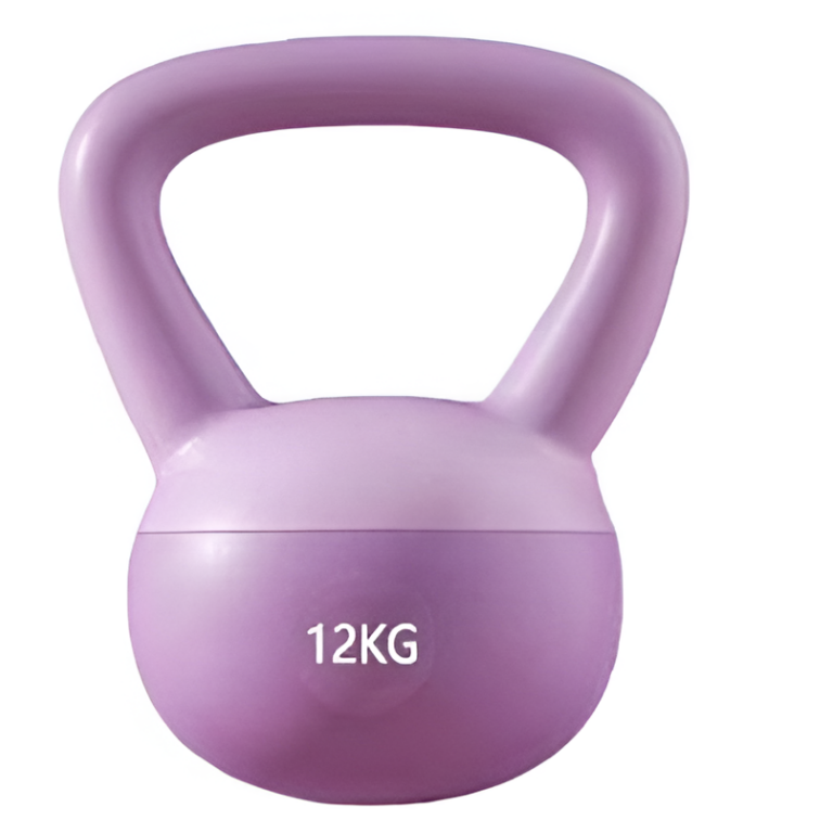 Βαράκι Γυμναστικής Kettlebell με Λαβή 12kg Mωβ 29647