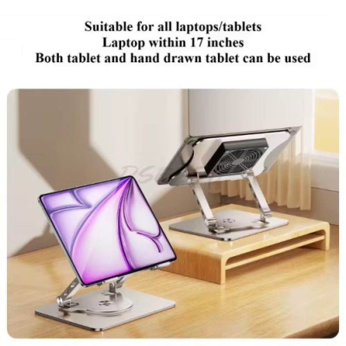 Βάση Laptop με Ανεμιστήρα USB Ρυθμιζόμενη για 11″-17″ J41 - Image 5